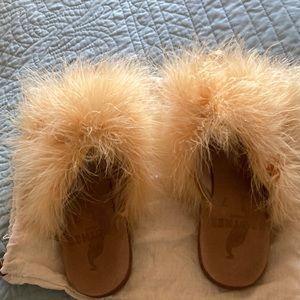 Brother Vellies feather sandal
